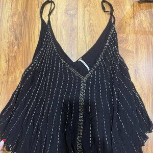 Free People Black Tank Top